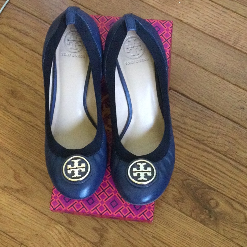 Tory Burch wedges worn a couple times